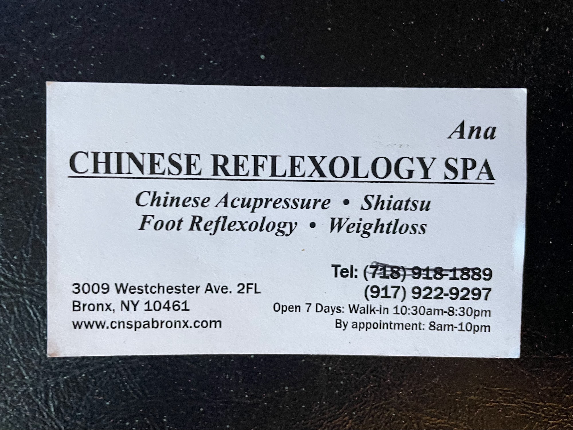 Chinese Reflexology Spa Inc