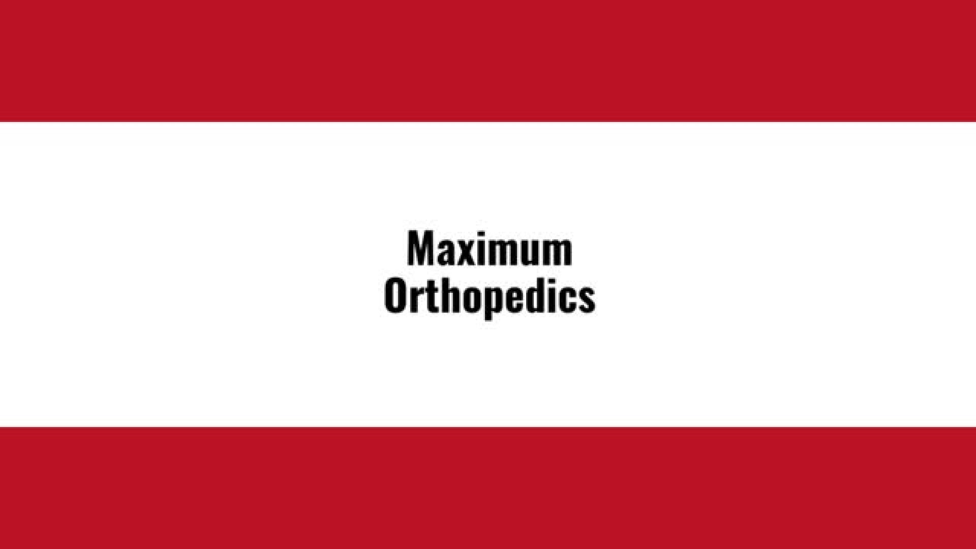 Maximum Orthopedics - Workers Compensation Doctors