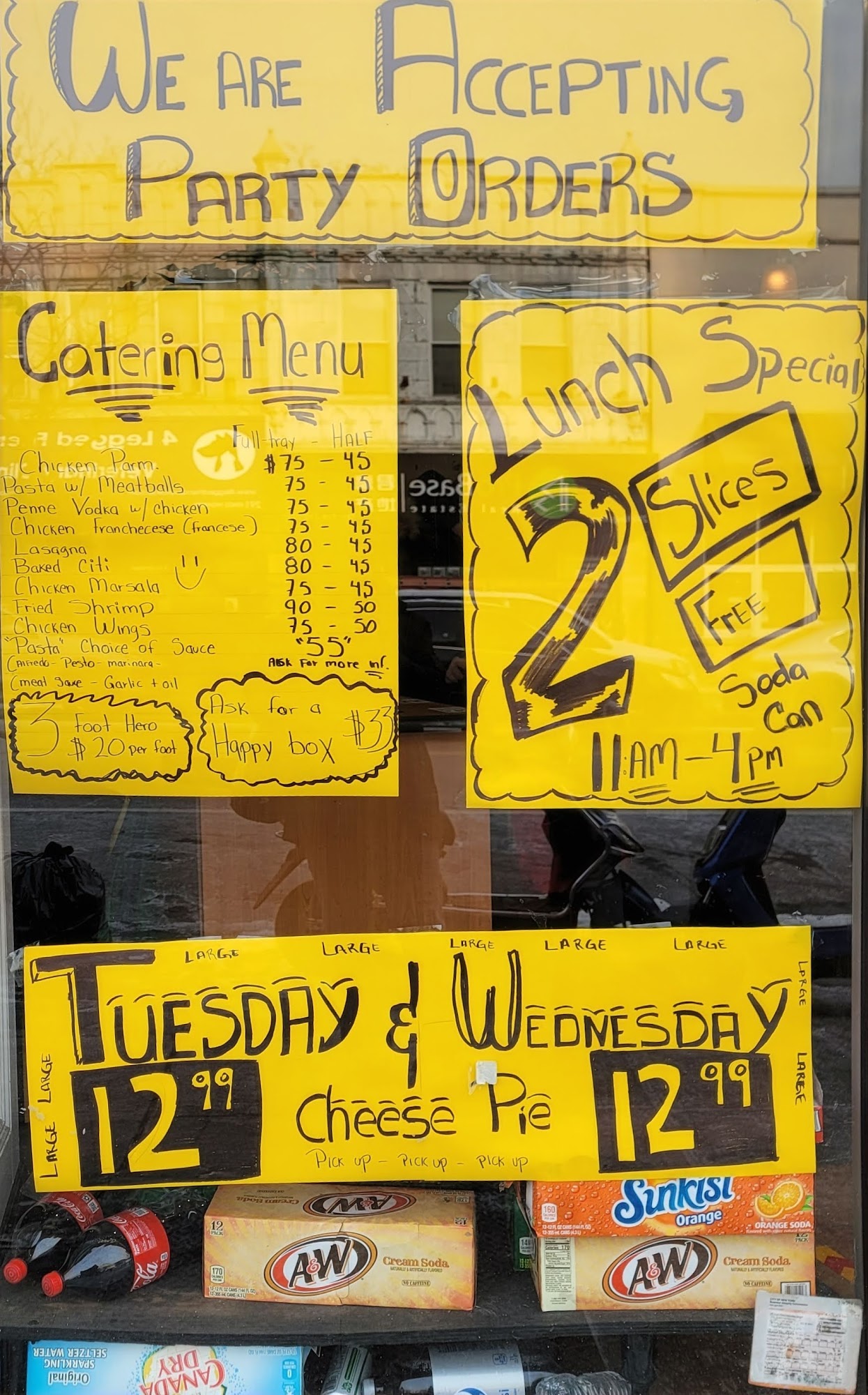 Kings Highway Bakery Menu