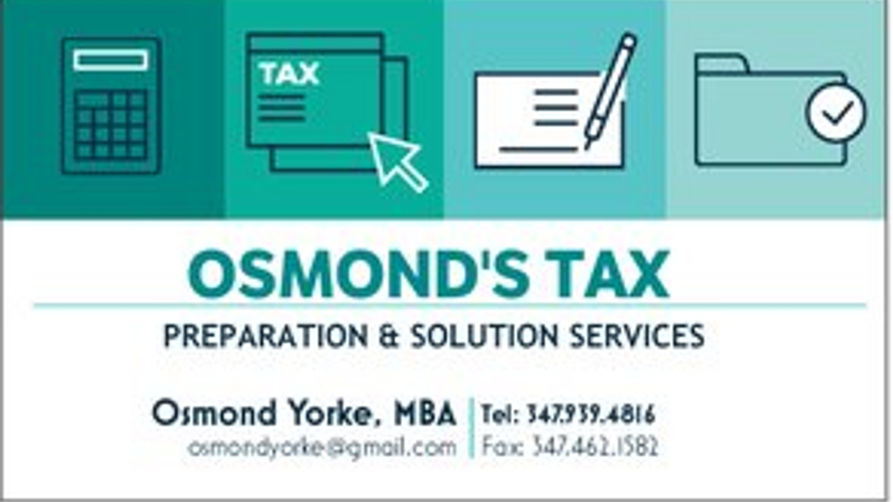 Osmond's Tax Preparation And Solution Services Inc