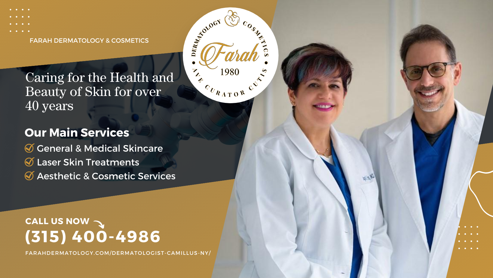 Farah Dermatology & Cosmetics | Dermatologist Camillus, NY 5415 Genesee St Suite #201, Camillus New York 13031