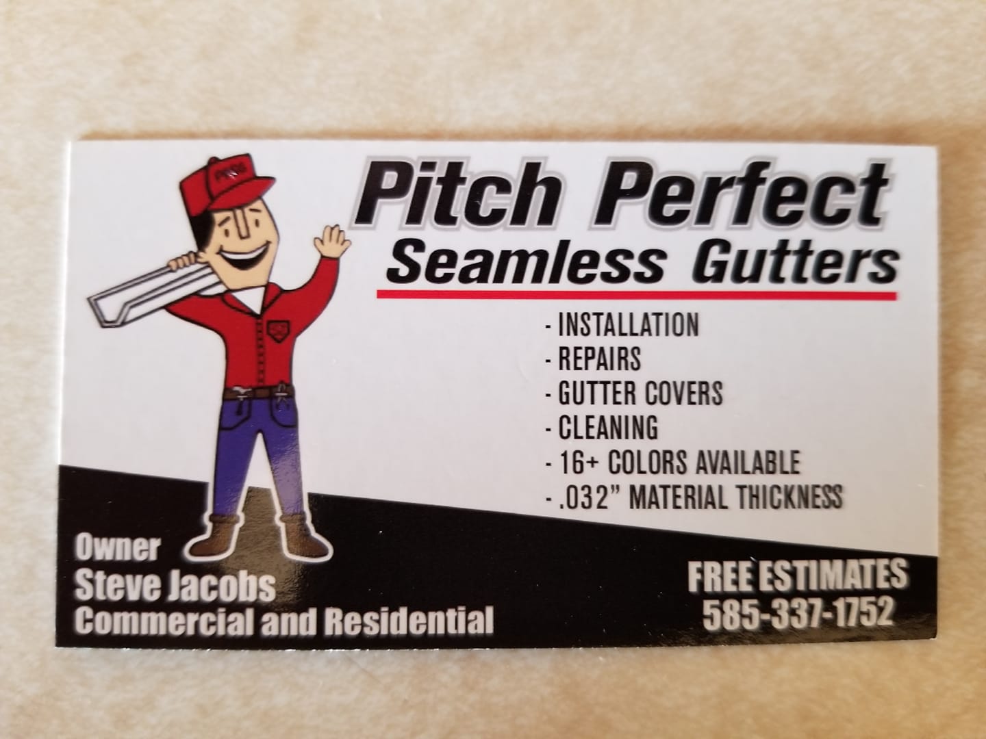 Pitch Perfect Seamless Gutters 7883 Kysorville Byersville Rd, Dansville New York 14437