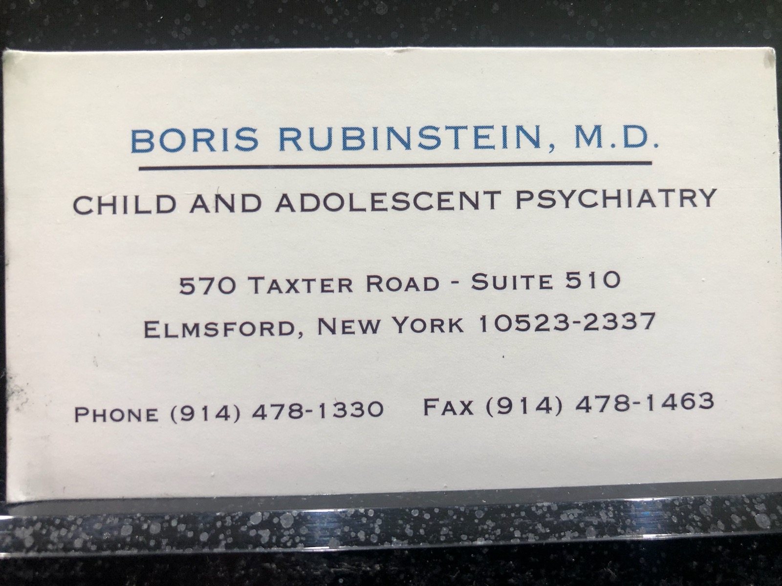 Boris Rubinstein MD