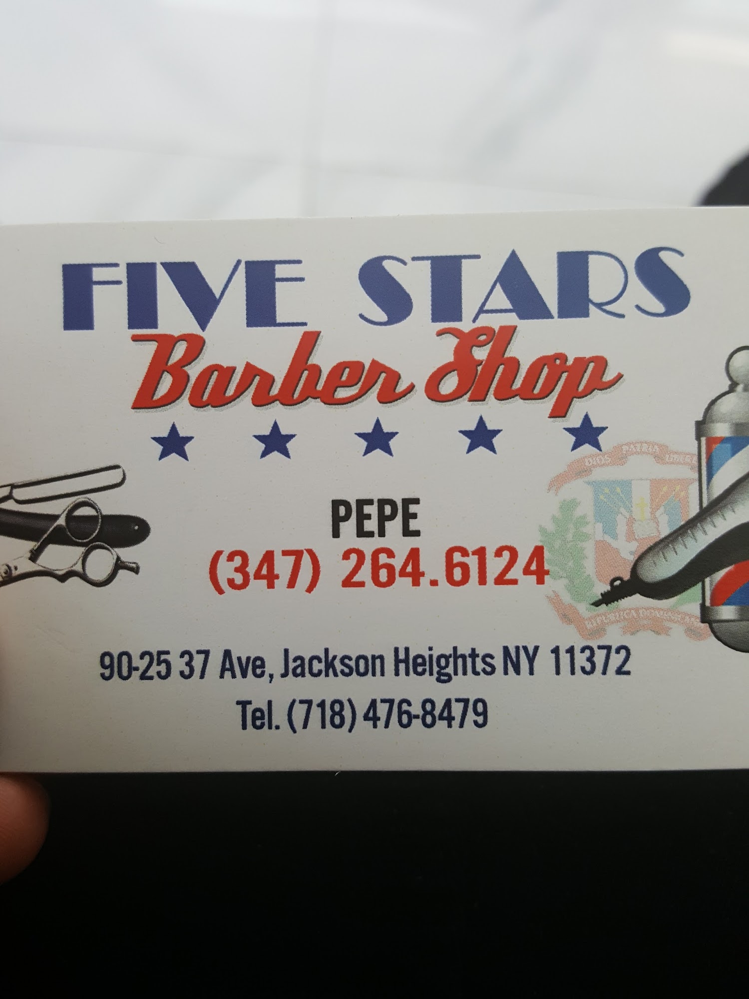 Five Star Barbershop 9025 37th Ave #7902, Jackson Heights New York 11372