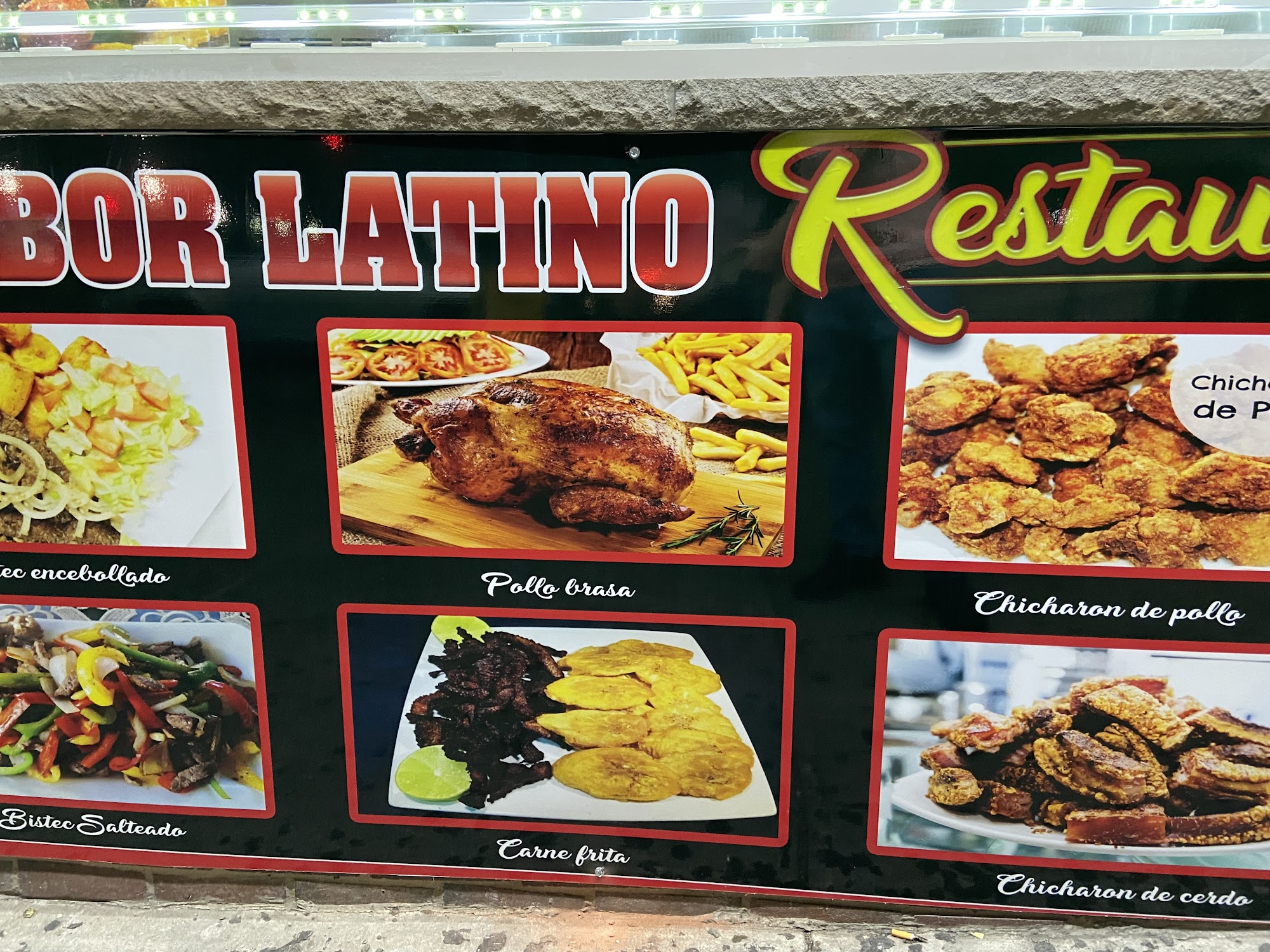 Tu Sabor Latino Restaurant Menu