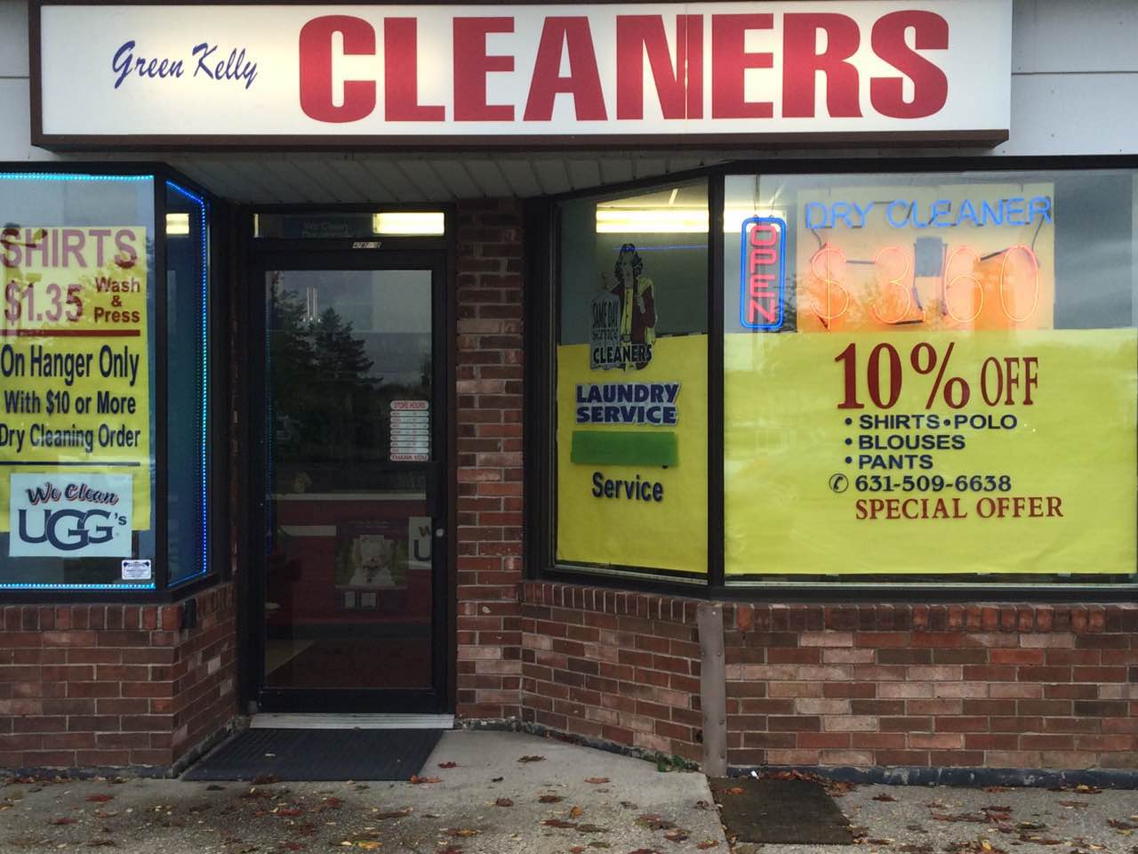 green kelly dry cleaner