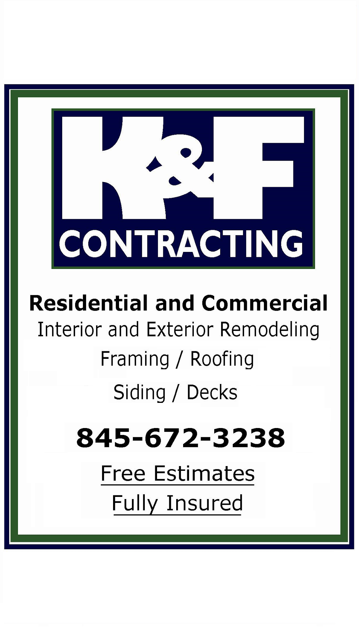 K&F Roofing 192 Jersey Ave, Port Jervis New York 12771