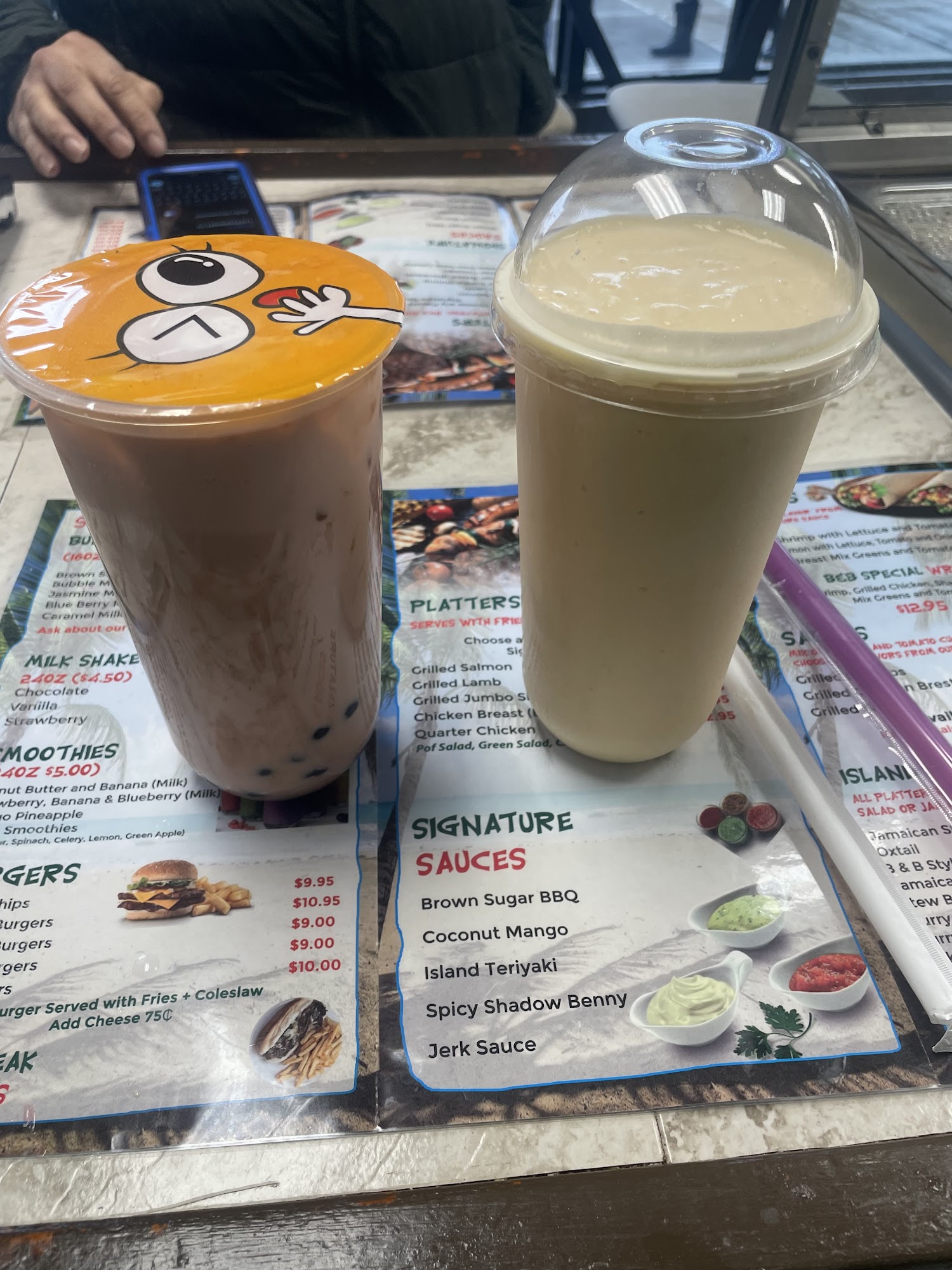 B&B Flavors of the Caribbean Menu