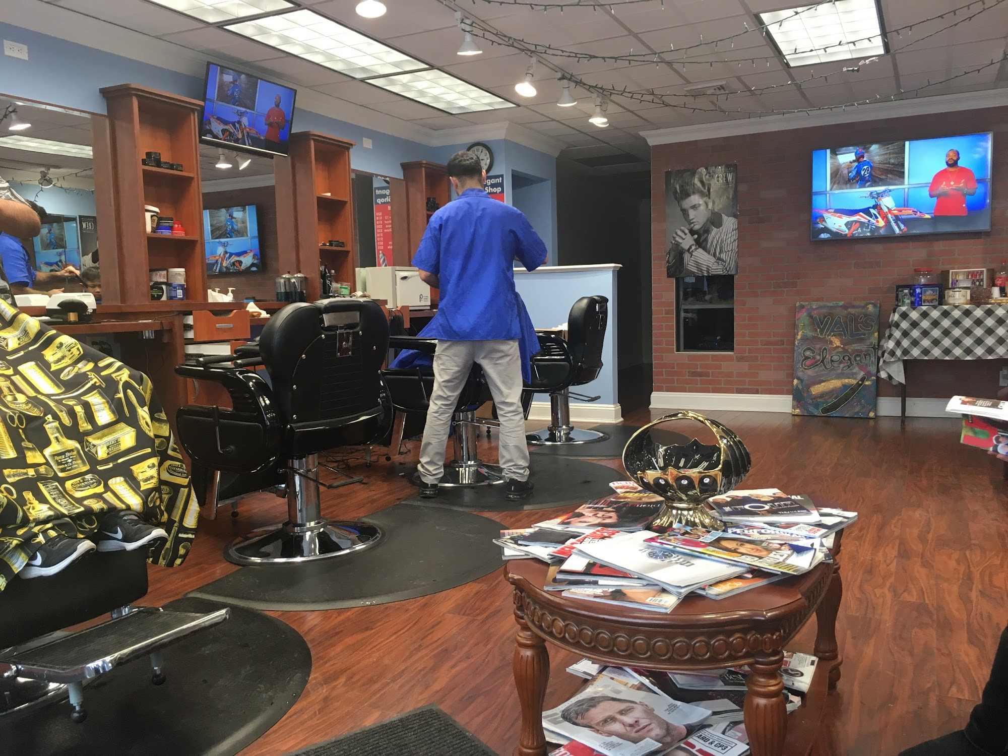 Val's elegant Barber shop 8 Main St, Roslyn New York 11576
