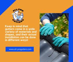 All Pro Property Service - Gutter cleaning, Gutter guards, Gutter install and repair