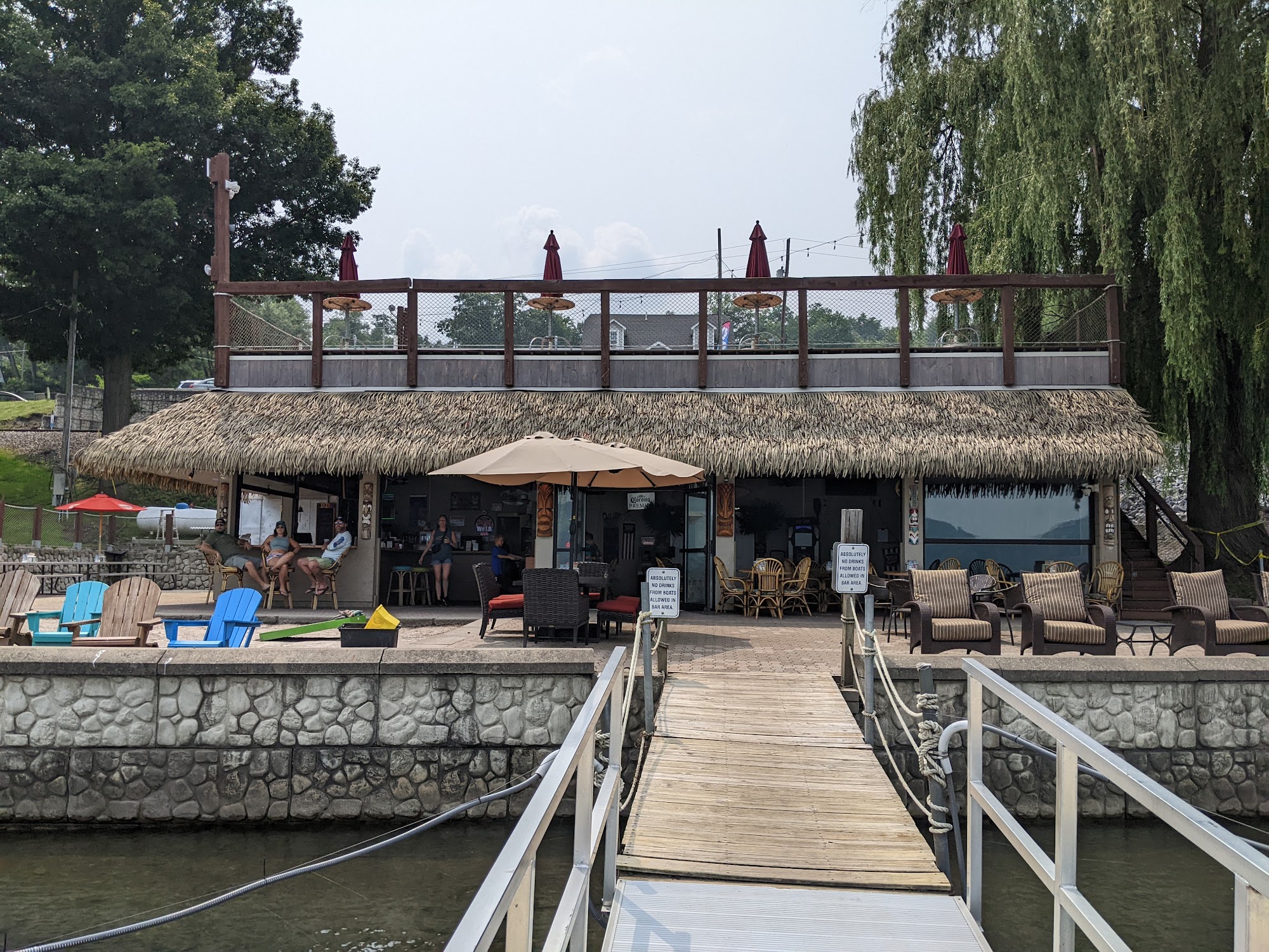 The Tiki Bar on Seneca Lake