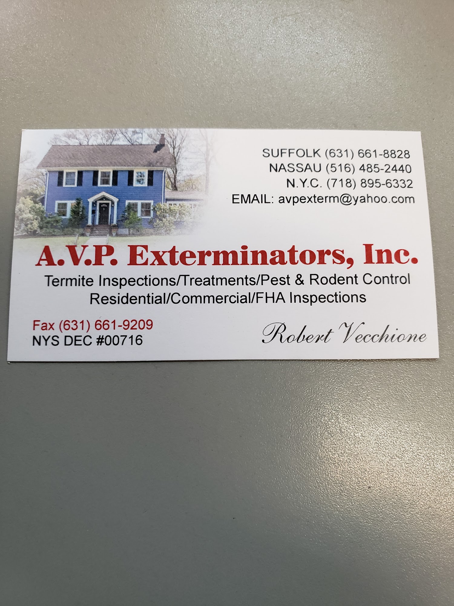 Avp Exterminators Inc