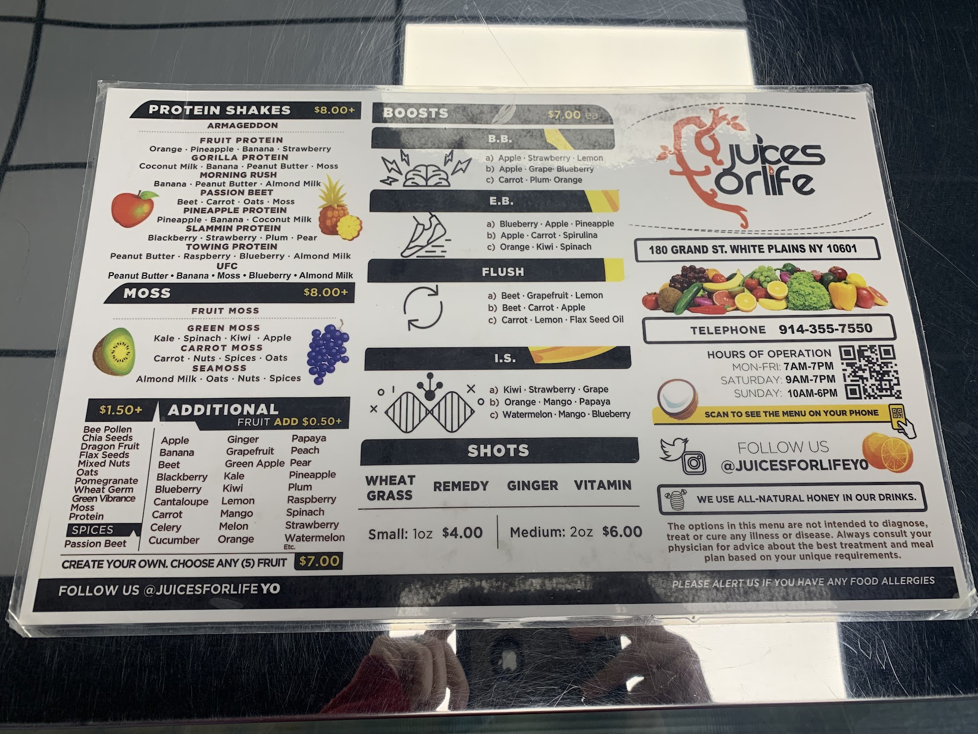 Juice for Life, White Plains Menu, Reviews, Photos Restaurantji