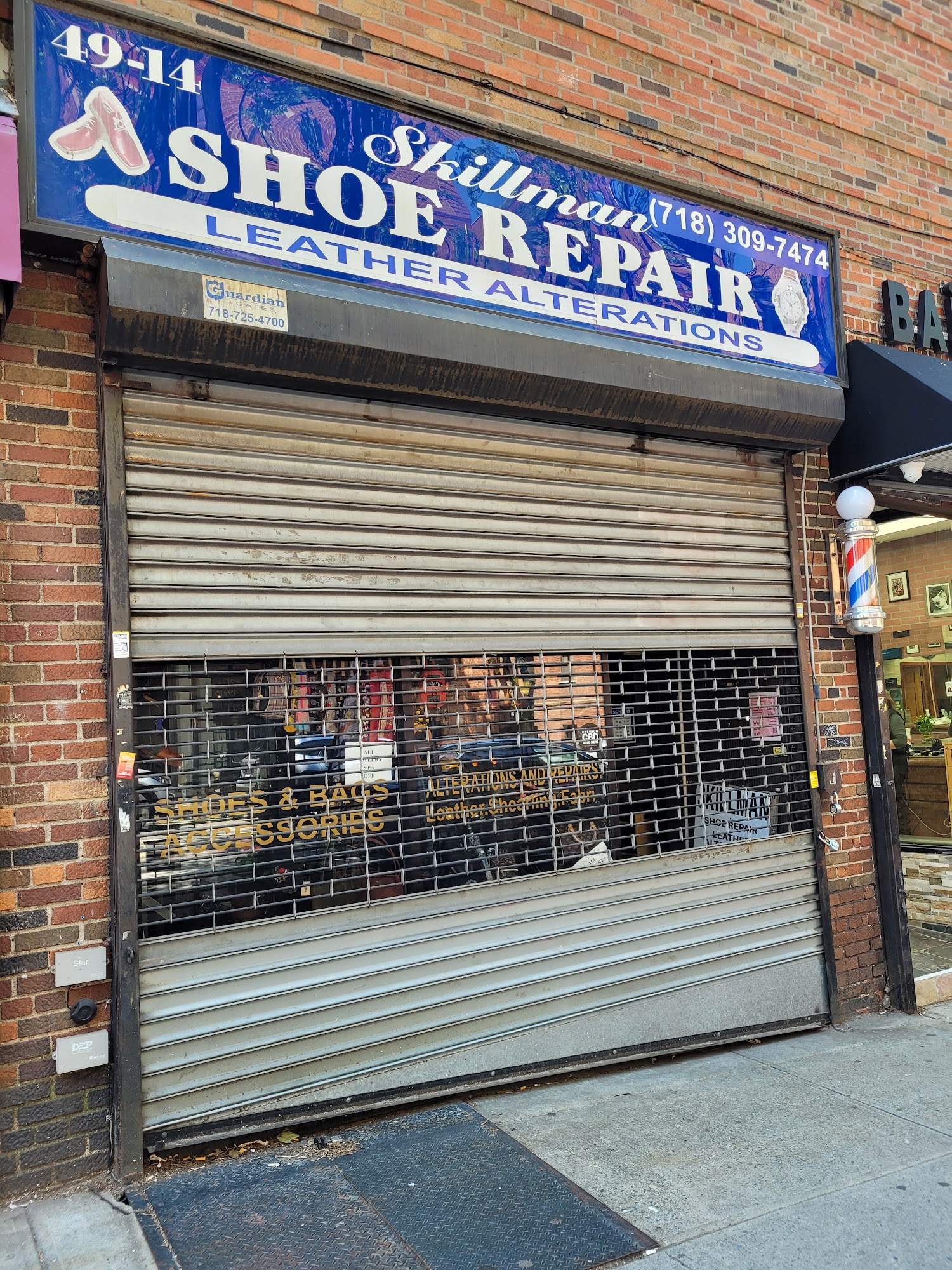 SKILLMAN SHOE REPAIR AND LEATHER ALTERATIONS 49-14 Skillman Ave, Woodside New York 11377