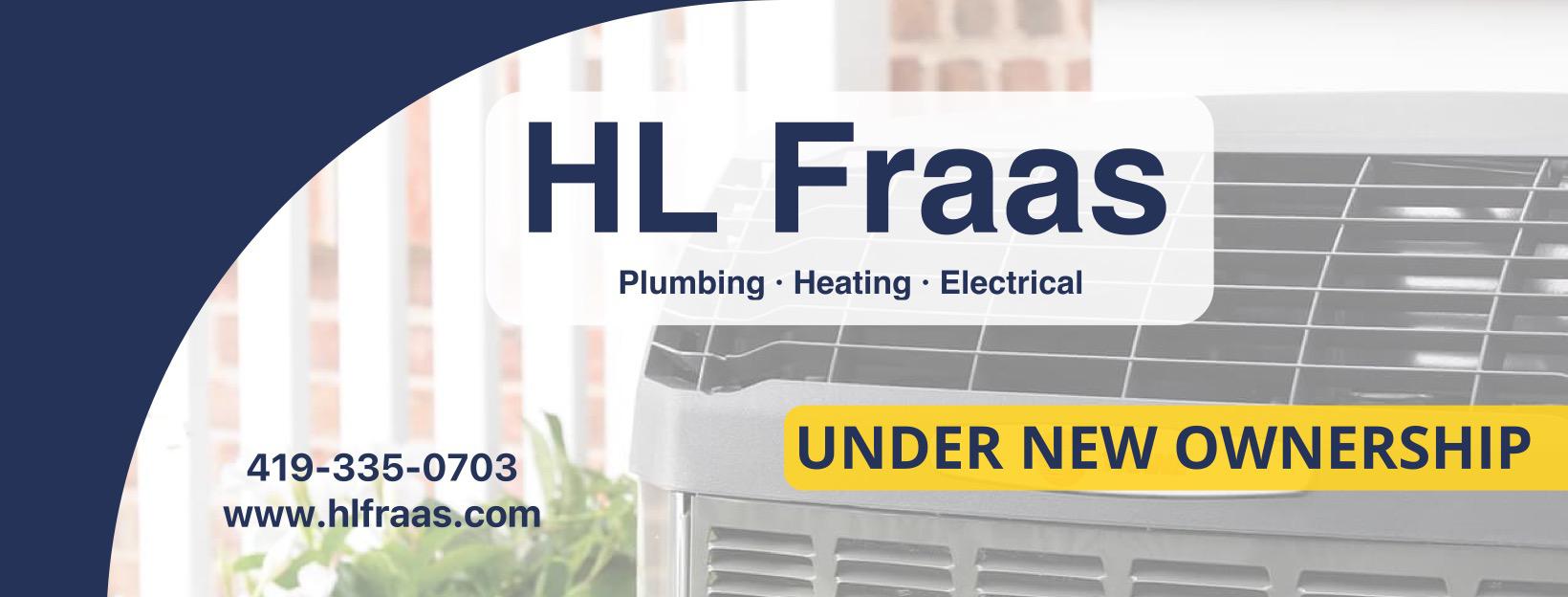 HL Fraas Plumbing, Heating & Electrical 1101 E Lutz Rd, Archbold Ohio 43502