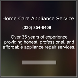 Home Care Appliance Service - Major Appliance Repair 1627 Bruce St, Canal Fulton Ohio 44614