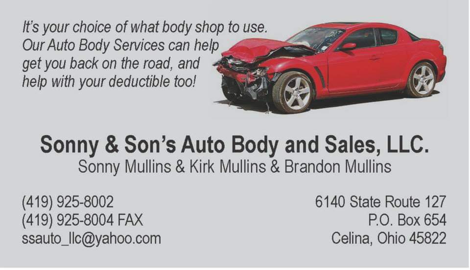 Sonny & Son's Auto Body and Sales, LLC