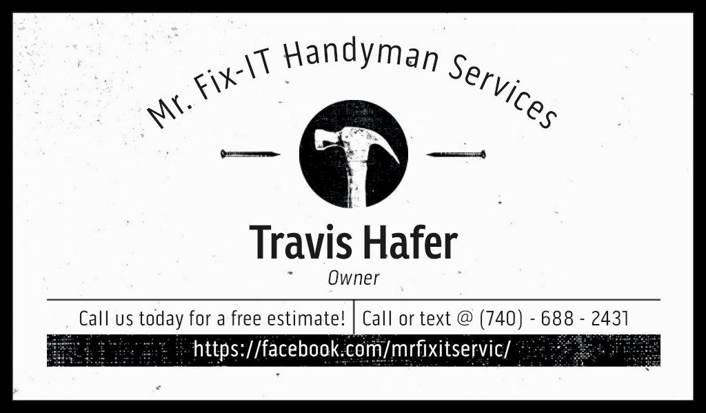 Mr. Fix-It Handyman Services 189 Township Rd 1007, Chesapeake Ohio 45619