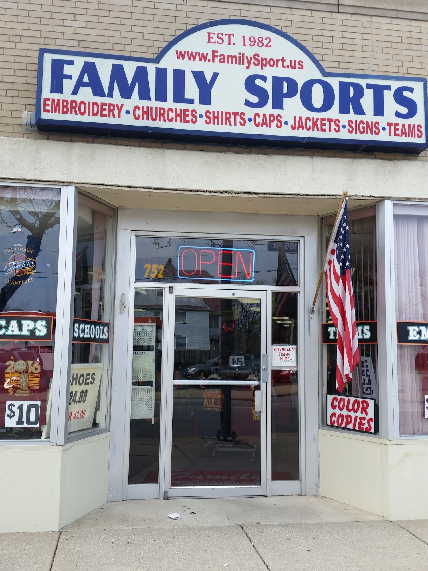Family Sports & Lettering