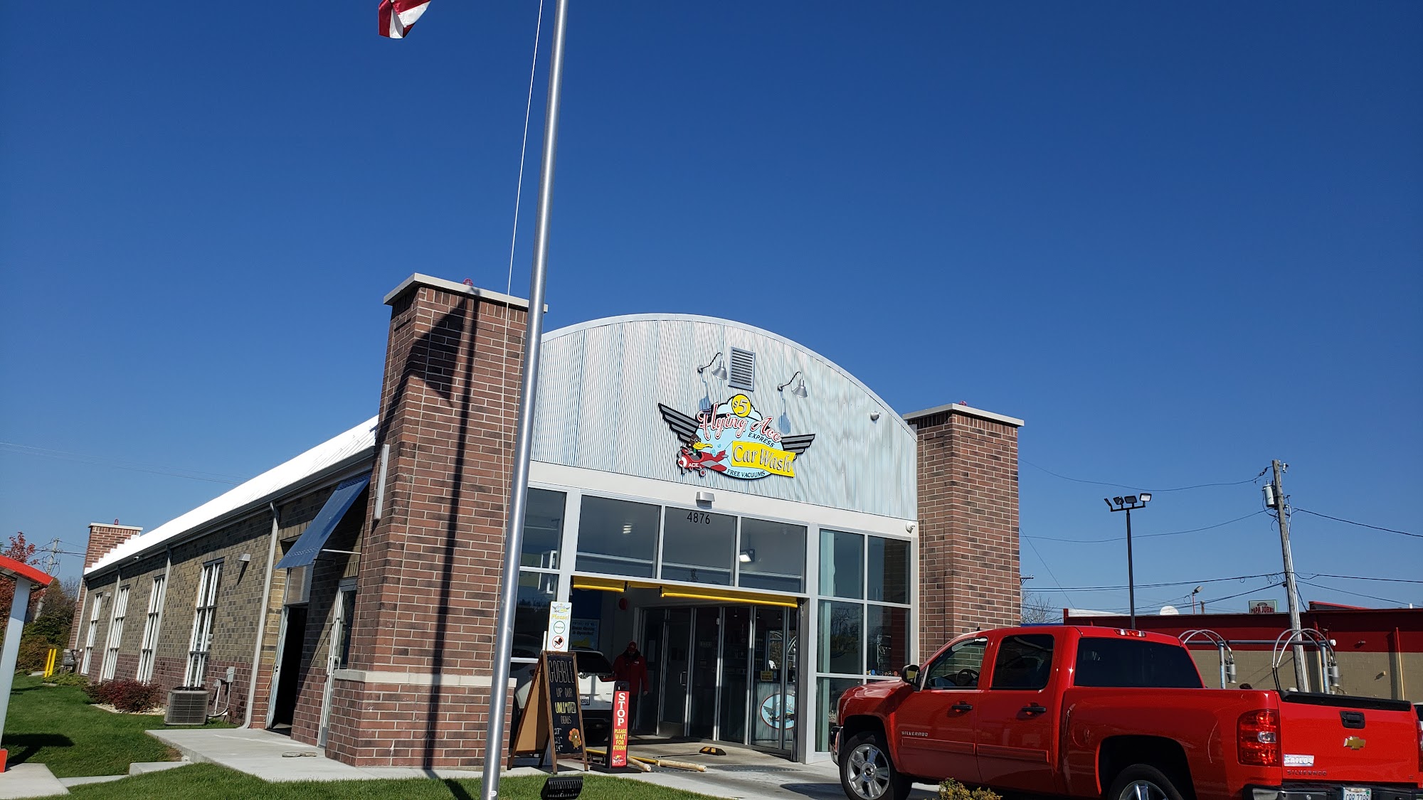 Flying ace express car wash near me