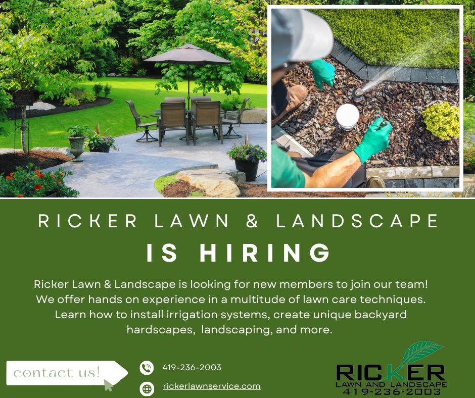 Ricker Lawn Services 10520 Bliss Rd, Delphos Ohio 45833