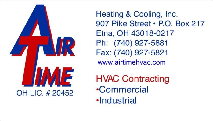 AirTime Heating & Cooling 907 Pike St SW, Etna Ohio 43018