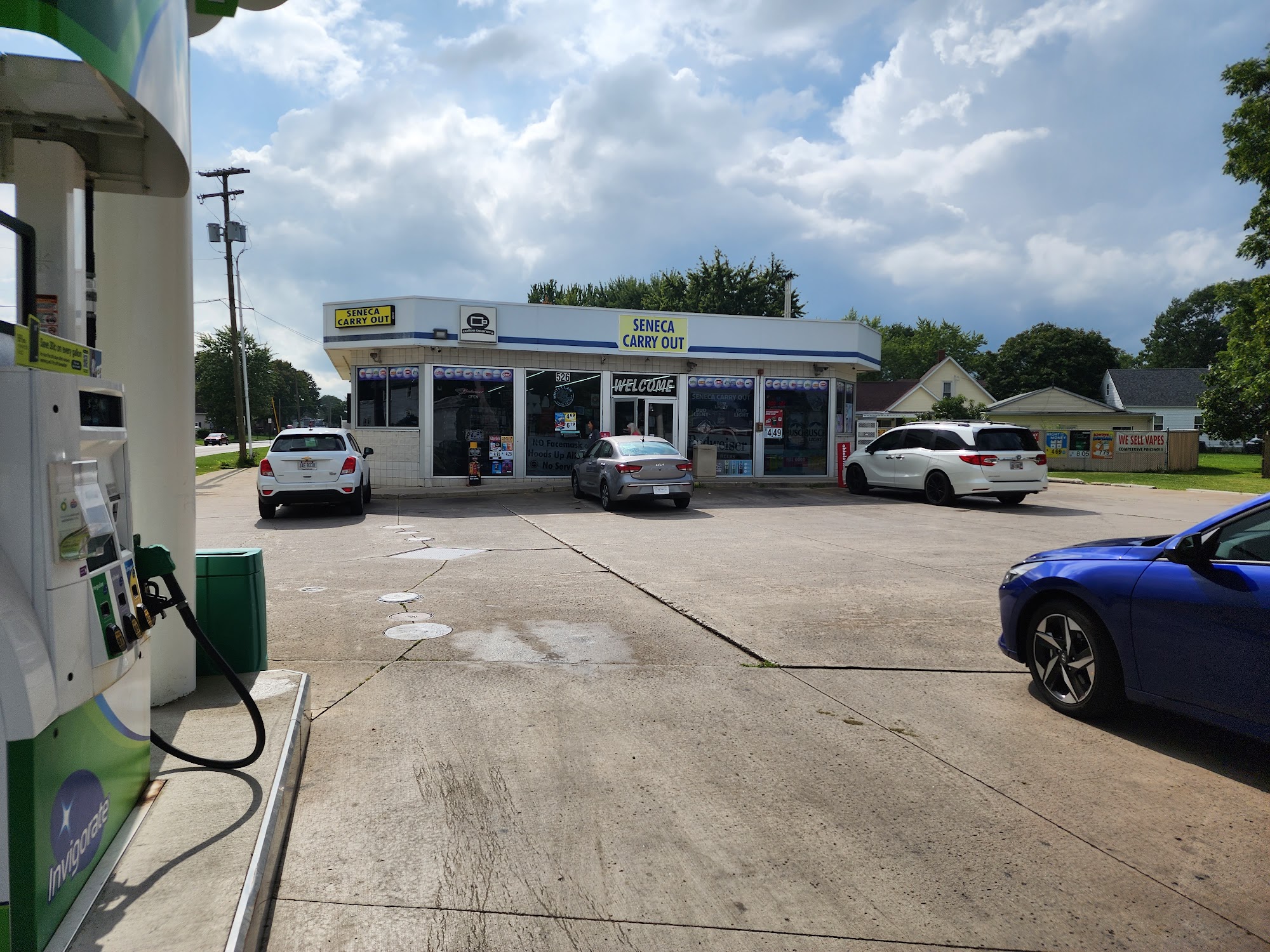 BP Gas Station and Seneca carry out