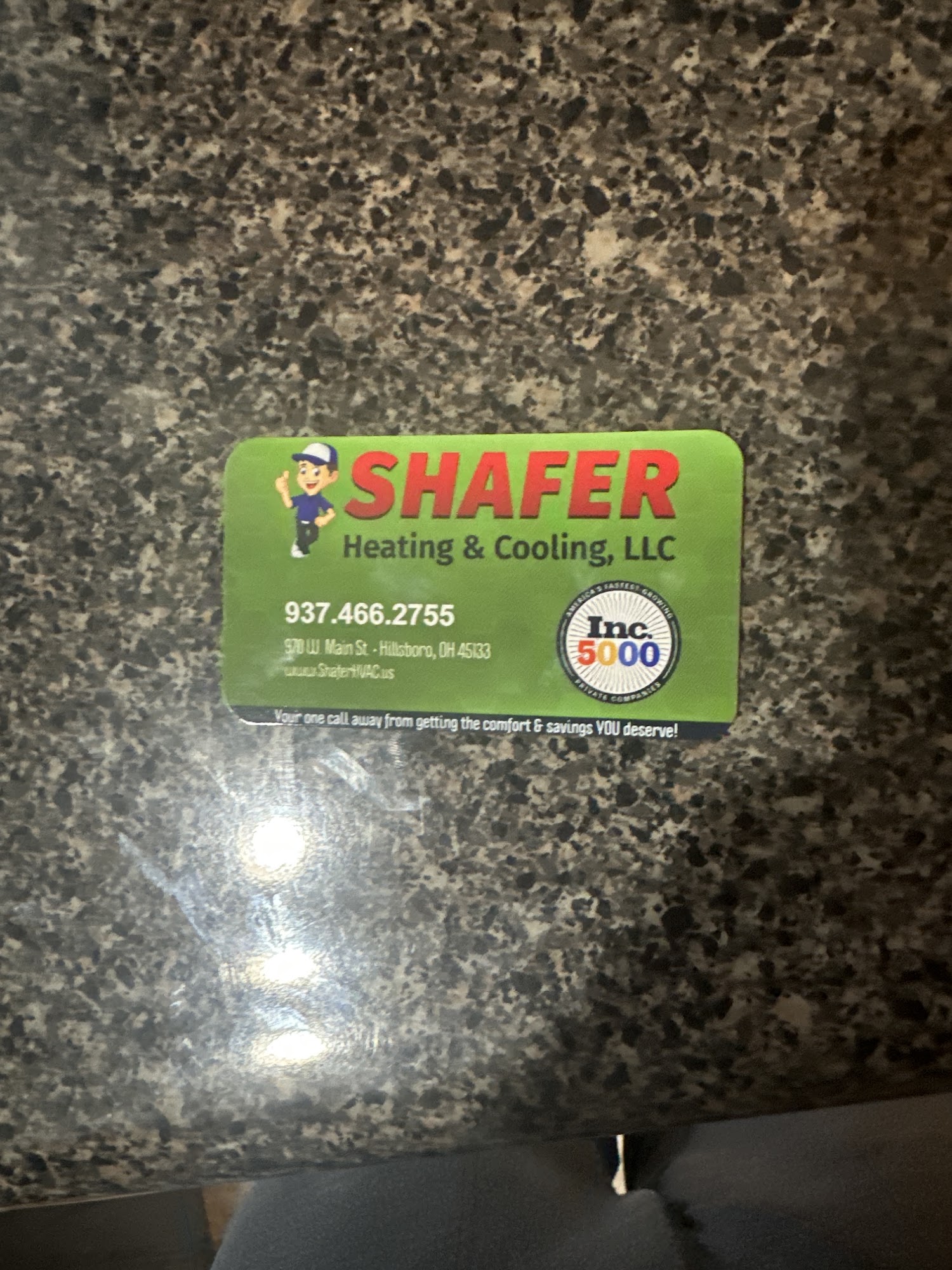 Shafer Heating & Cooling, LLC 970 W Main St, Hillsboro Ohio 45133