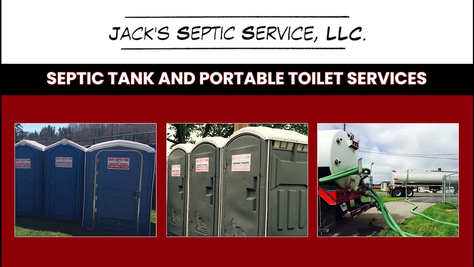 Jack's Septic Service LLC 36740 OH-124, Middleport Ohio 45760