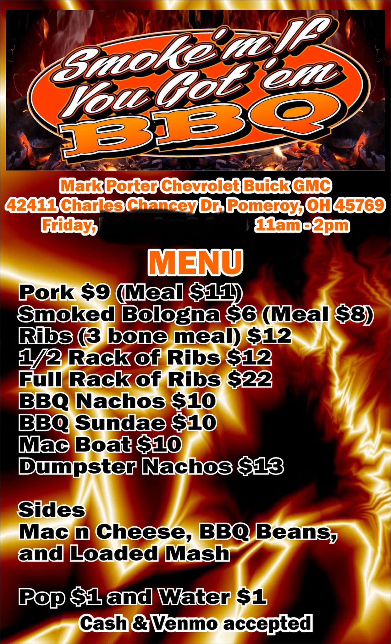 Smoke' m If You Got'em BBQ Menu