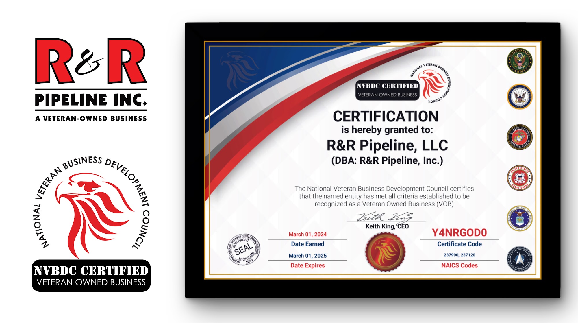 R & R Pipeline Inc