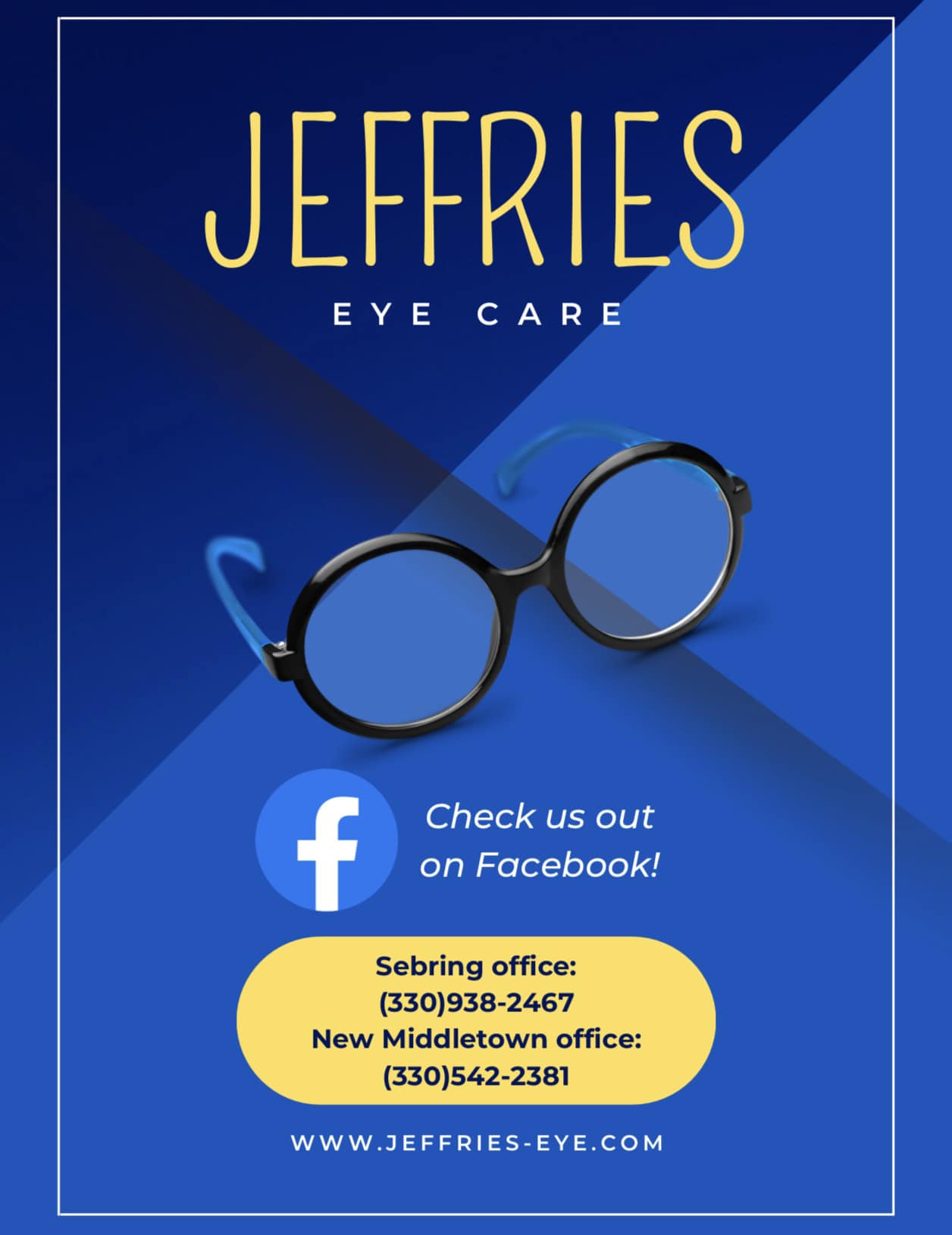 Jeffries Eye Care 331 S 15th St, Sebring Ohio 44672