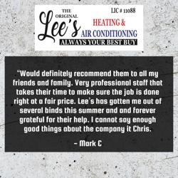 Lee's Heating & Air Conditioning