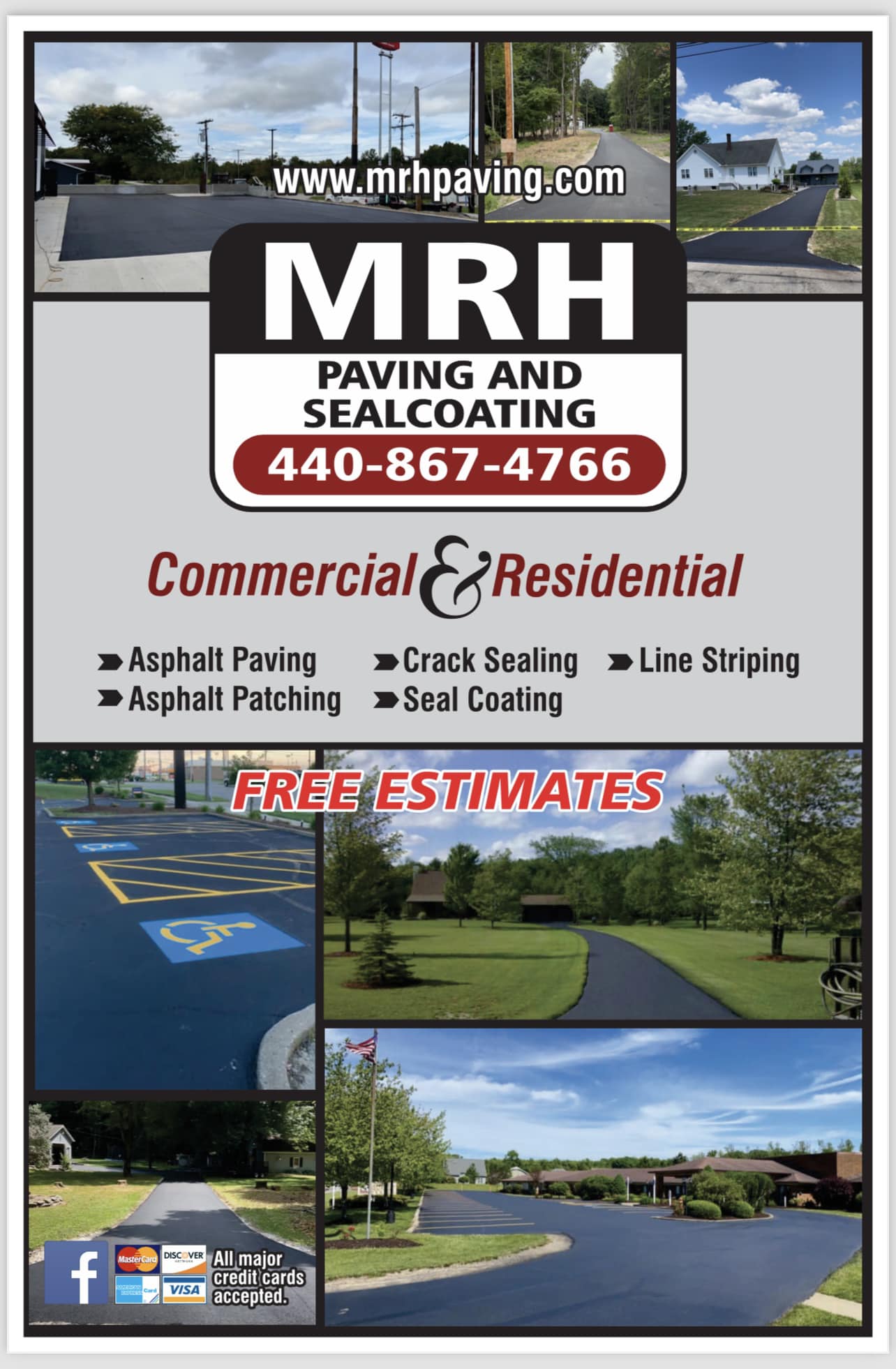 MRH Paving & Sealcoating 5319 Warner Hollow Rd, Windsor Ohio 44099