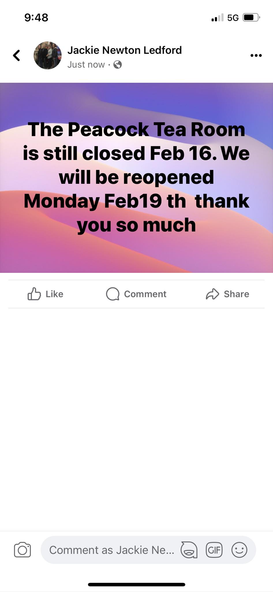 Photo credit: facebook