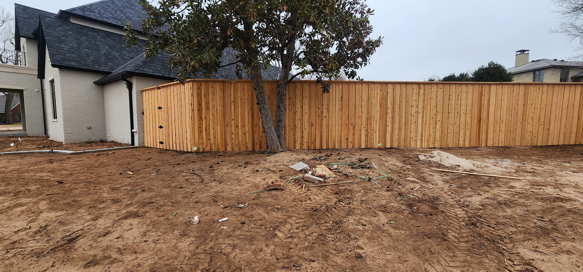 Tiller Fence and Deck