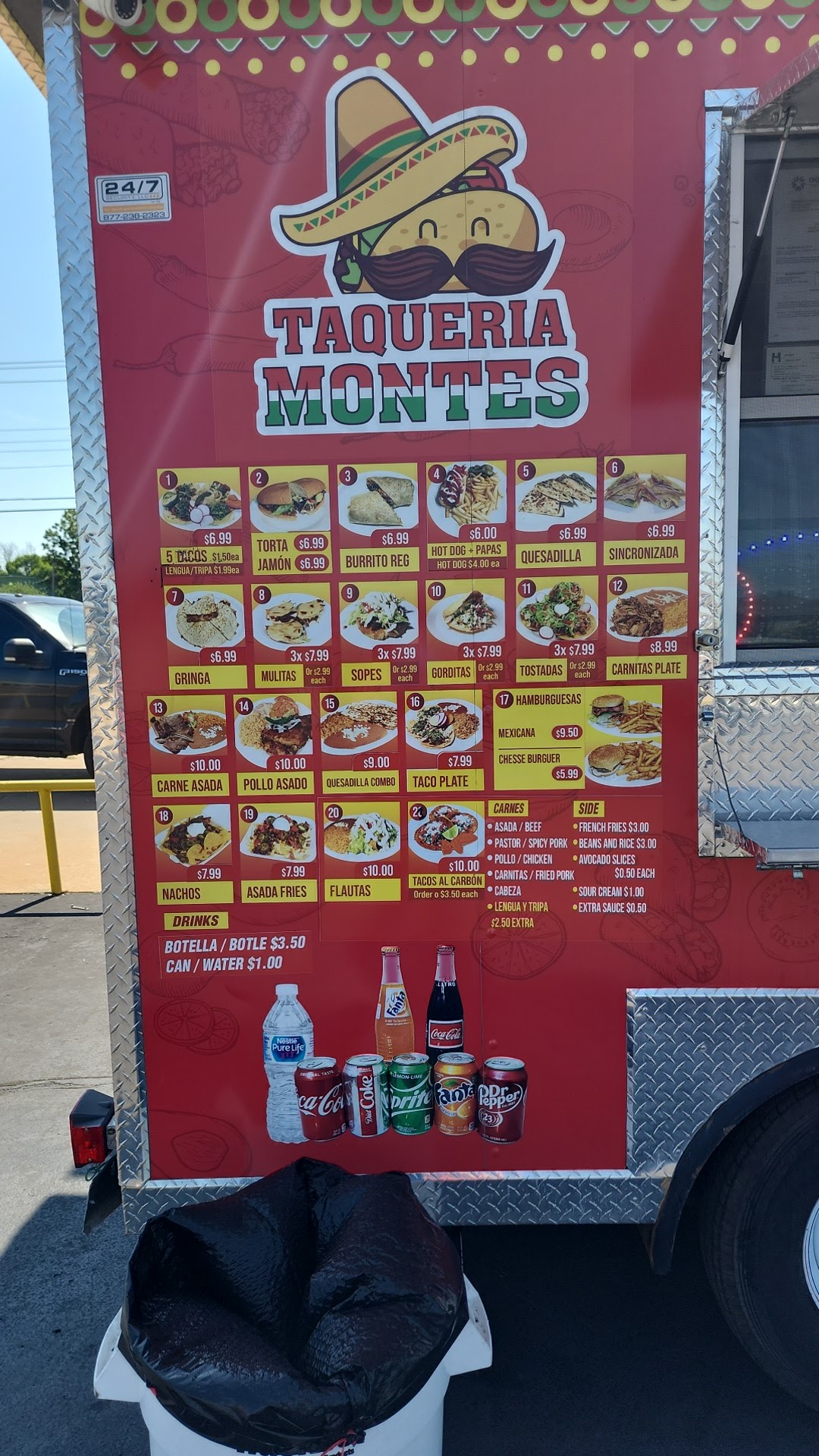 Taqueria Montes Menu