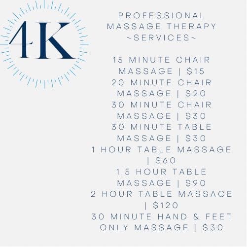 4K Professional Massage Therapy LLC 114 N Grand Ave Suite 224-225, Okmulgee Oklahoma 74447