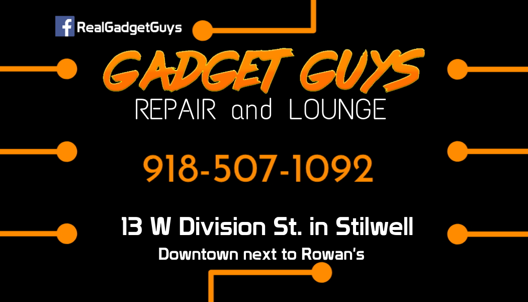 Gadget Guys - Repair and Arcade 13 W Division St, Stilwell Oklahoma 74960