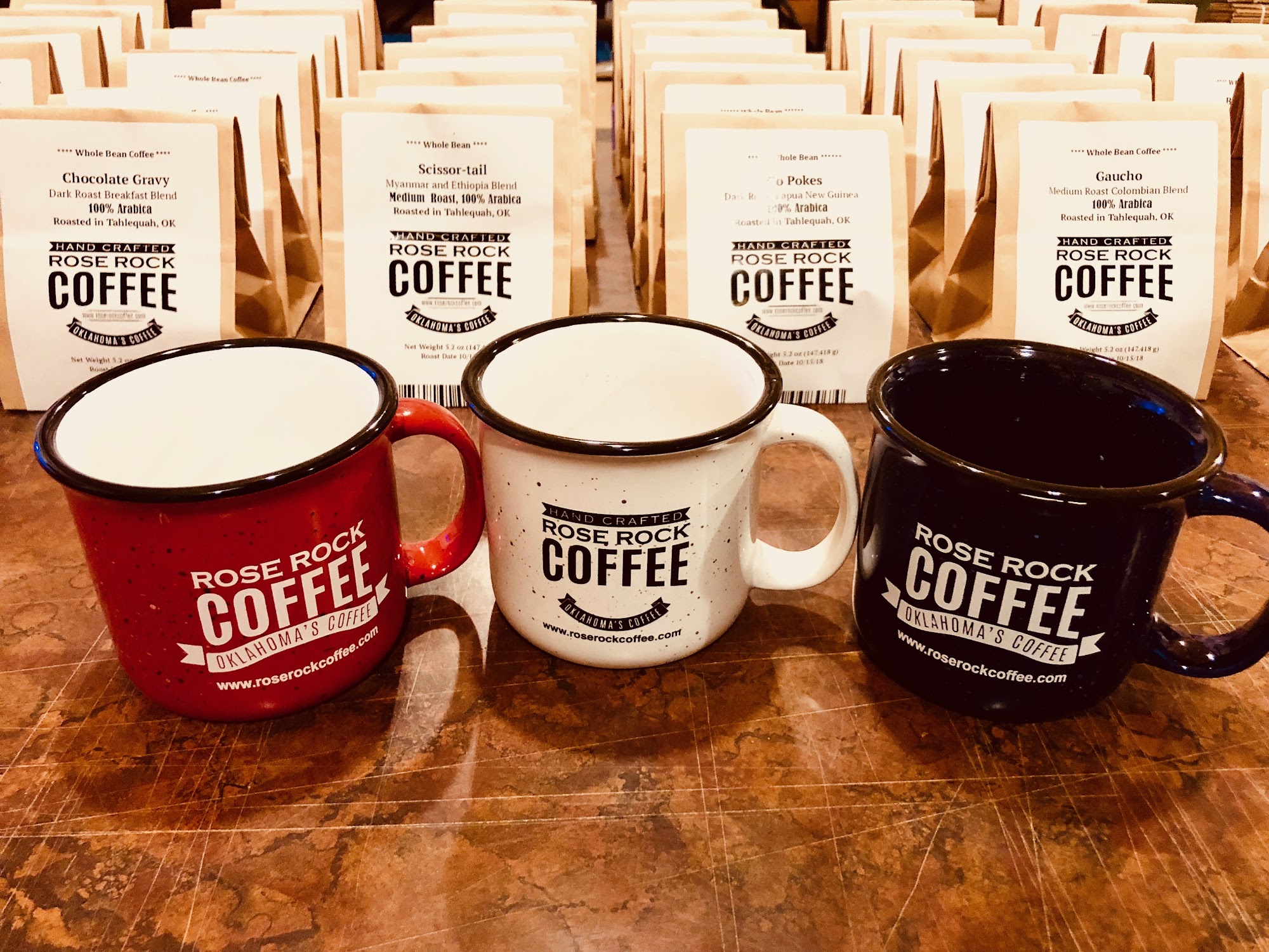 Rose Rock Coffee, Oklahoma's Coffee Menu