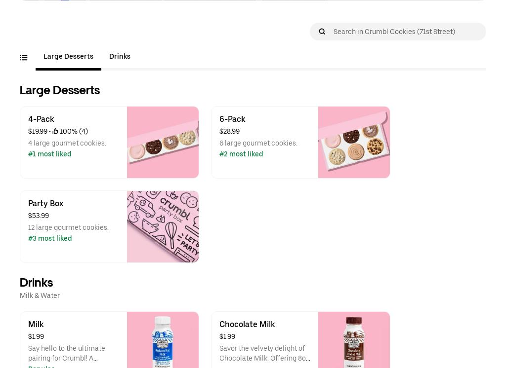 Crumbl - 71st Street Menu