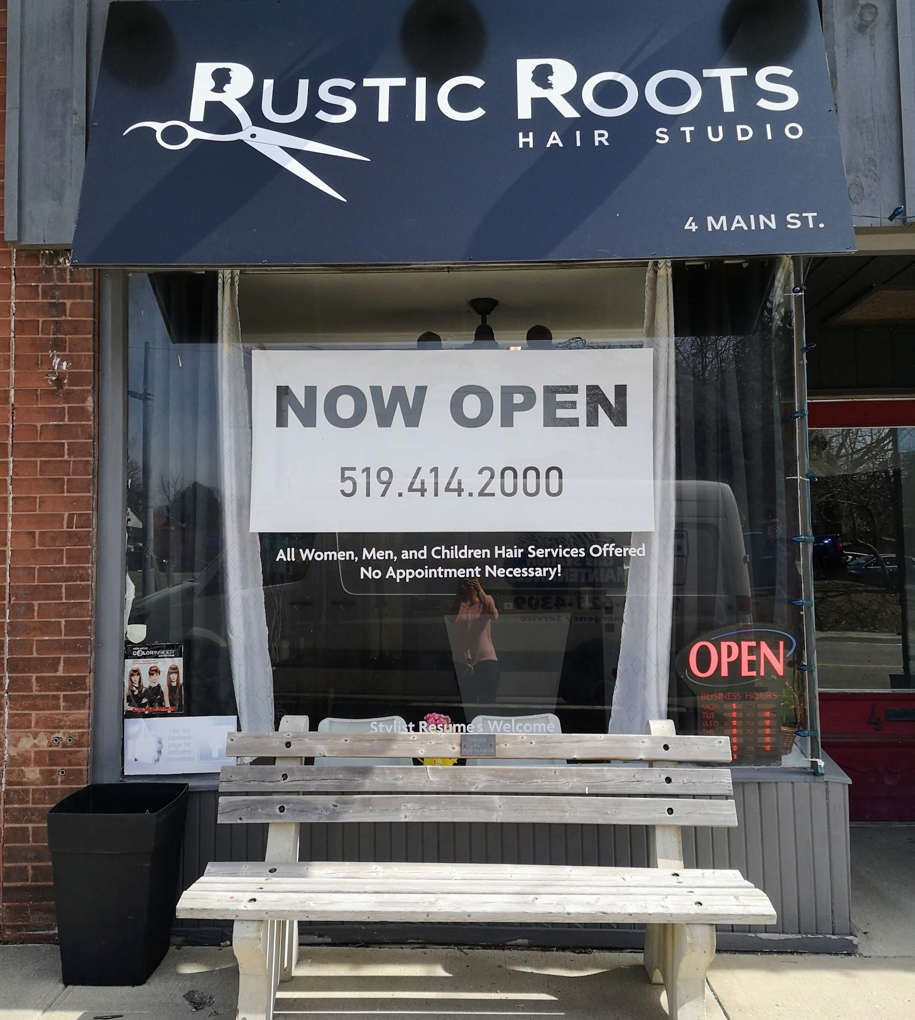 Rustic Roots Hair Studio 4 Main St S, Brant Ontario N0E 1N0