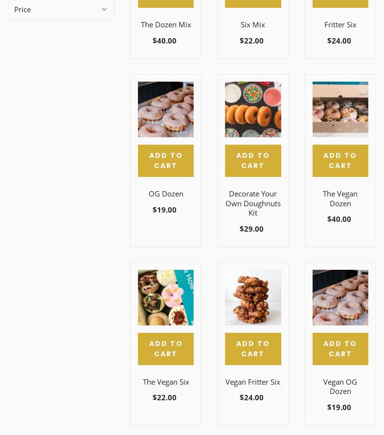 Lady Glaze Doughnuts Bakery Store Menu