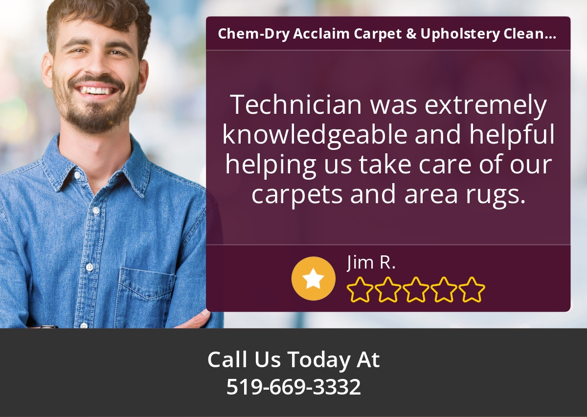 Chem-Dry Acclaim Carpet & Upholstery Cleaning 61 Arthur St N, Elmira Ontario N3B 2A1