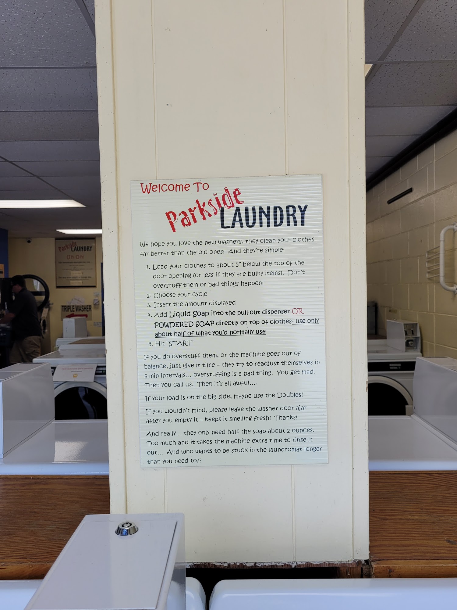 Parkside Laundry 11 Victoria St, Haliburton Ontario K0M 1S0