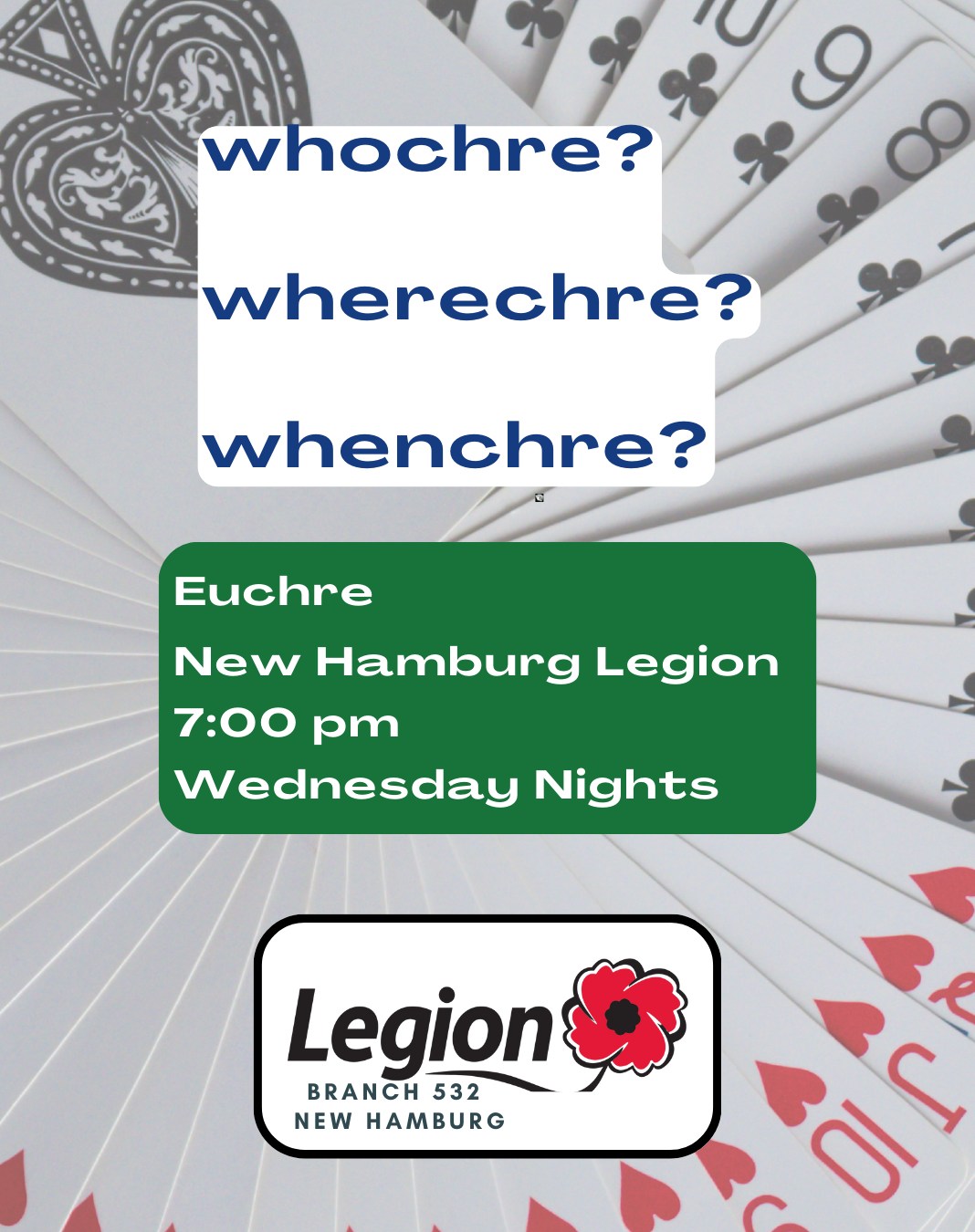 Royal Canadian Legion Branch 532 65 Boullee St, New Hamburg Ontario N3A 1E1