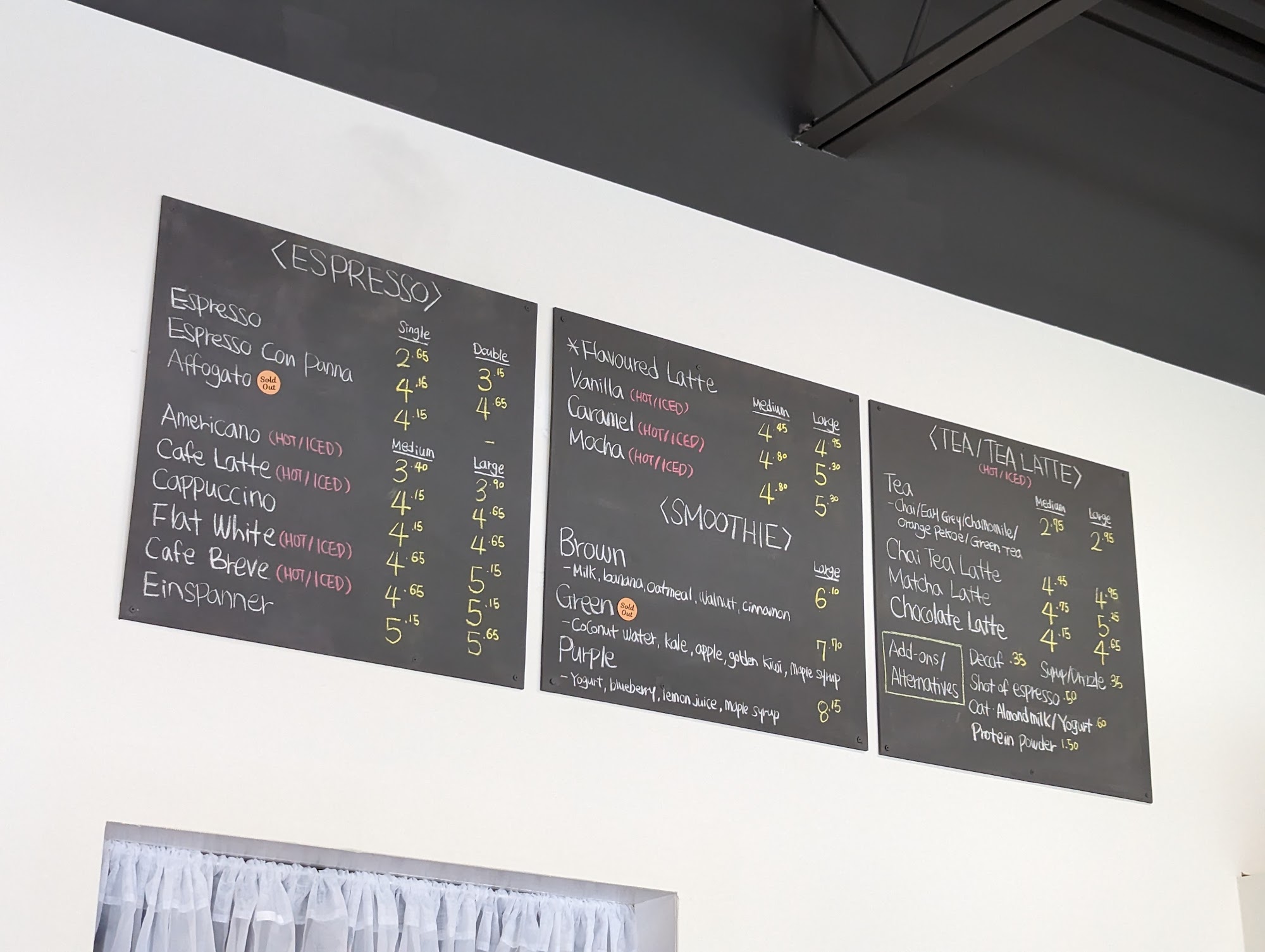 Soko Bakery Cafe Menu