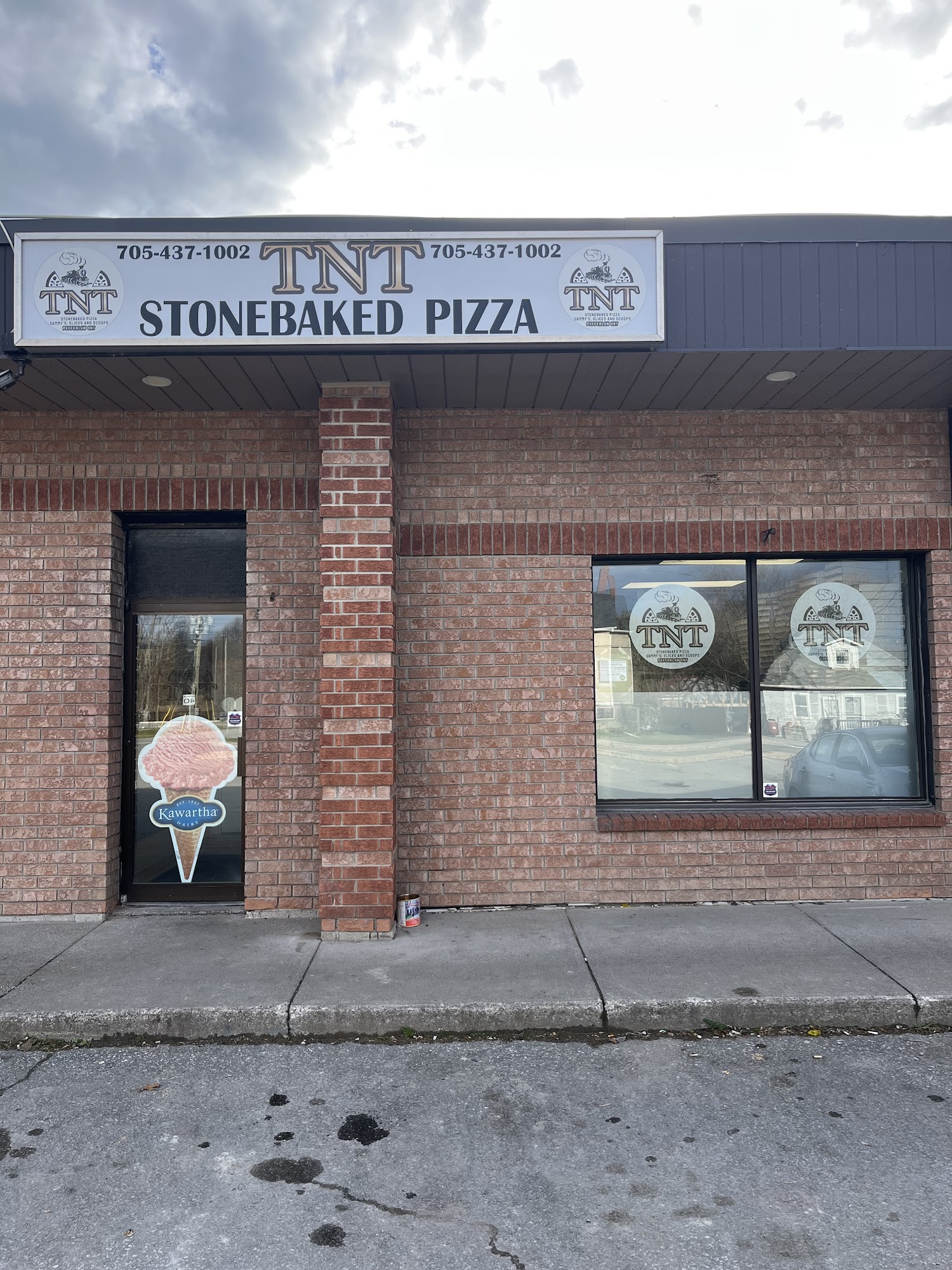 TNT Stone Baked Pizza. Sammy's Slice's and Scoop's