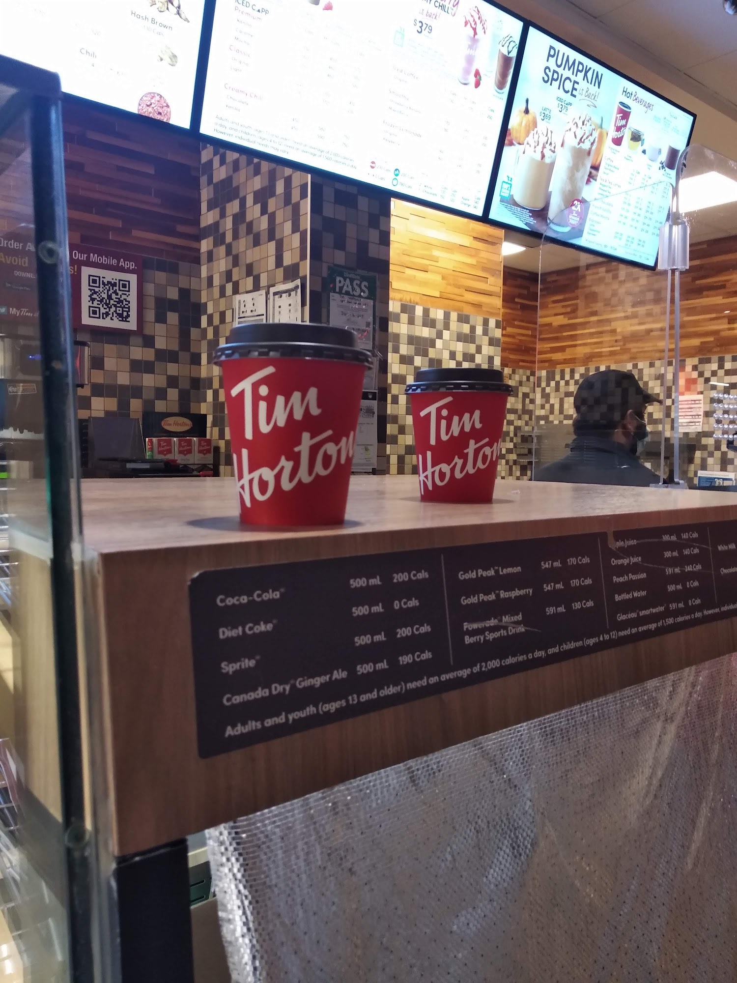 Tim Hortons Menu