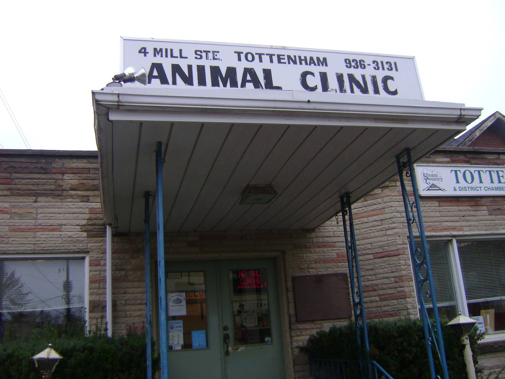 Tottenham Animal Clinic 4 Mill St E, Tottenham Ontario L0G 1W0
